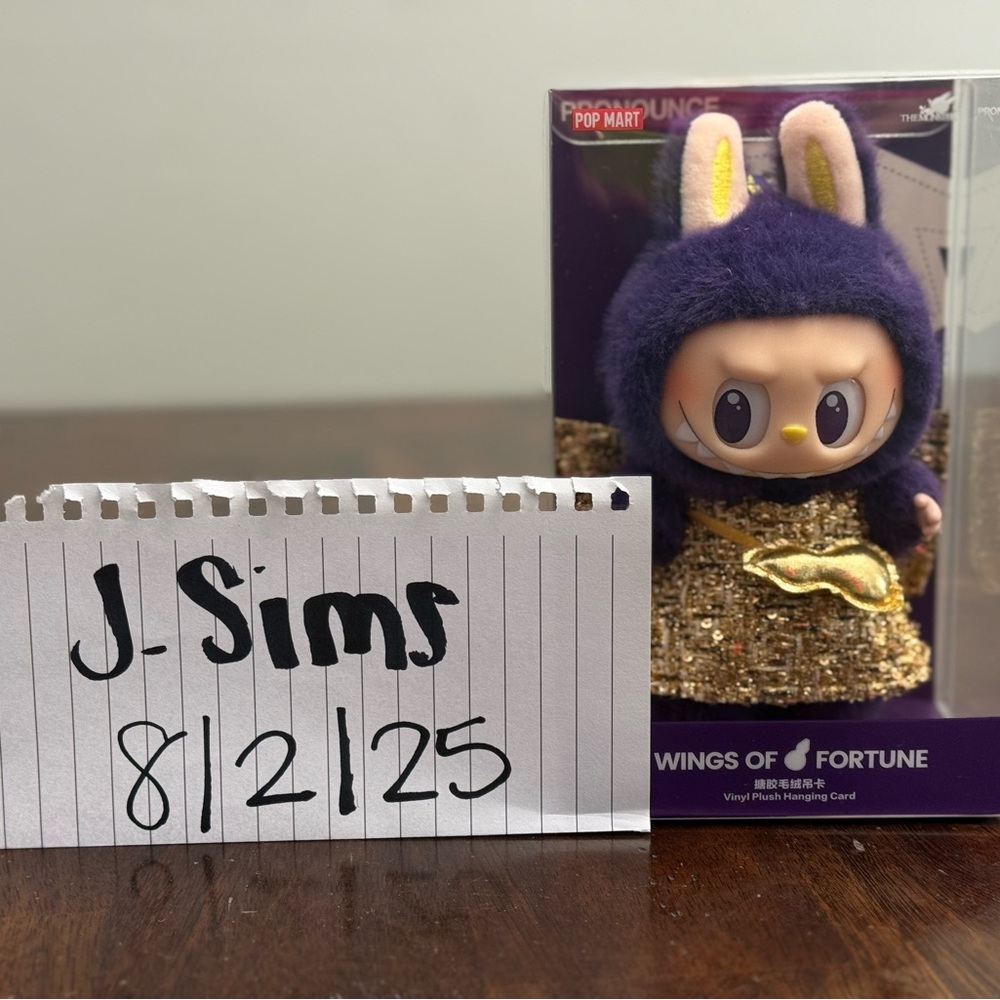 Pop Mart Purple Vinyl Plush Figure
